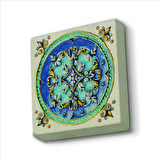 İtalyan Deseni Baskılı Doğaltaş  Magnet(KD-076)Buzdolabı Süsü