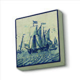 Hollanda Deseni Baskılı Doğaltaş  Magnet(KD-098)Buzdolabı Süsü
