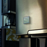 Hollanda Deseni Baskılı Doğaltaş  Magnet(KD-099)Buzdolabı Süsü