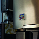 Çini Desen Baskılı Doğaltaş  Magnet(KD-033)Buzdolabı Süsü