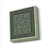 Ayet-el Kürsi Baskılı Doğaltaş  Magnet(KH-069)Buzdolabı Süsü