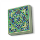 İtalyan Deseni Baskılı Doğaltaş  Magnet(KD-075)Buzdolabı Süsü