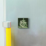 Pietà (Michelangelo, 1498) Baskılı Doğaltaş  Magnet(KRG-144)