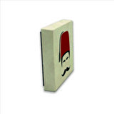 Osmanlı Erkek ikon Baskılı Doğaltaş  Magnet(KRT-109)Buzdolabı Süsü