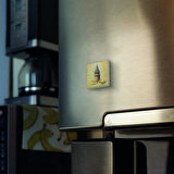 Galata Kulesi Baskılı Doğaltaş  Magnet(KRT-021)