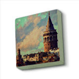 Galata Kulesi  Baskılı Doğaltaş  Magnet(KRT-022)