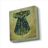 Osmanlı Saray Kaftanı Baskılı Doğaltaş  Magnet(KRT-081)