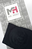 MRHERO Bambu 6'lı Erkek Parfüm Kokulu Düz Basıc Uzun Soket Çorap 1081-MH ANTRASİT
