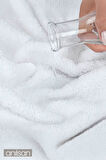 25'li Greek Beyaz Banyo Havlusu - 70x140 Cm, 490 Gr, %100pamuk, Spa Ve Otel Havlusu (25 Adet)