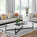 Kaymaz Taban Yıkanabilir Halı – Mutfak, Salon, Yatak Odası için Modern Dijital Baskı Halı