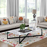 Kaymaz Taban Yıkanabilir Halı – Mutfak, Salon, Yatak Odası için Modern Dijital Baskı Halı