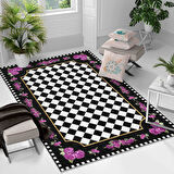 Kaymaz Taban Yıkanabilir Halı – Mutfak, Salon, Yatak Odası için Modern Dijital Baskı Halı