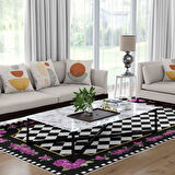 Kaymaz Taban Yıkanabilir Halı – Mutfak, Salon, Yatak Odası için Modern Dijital Baskı Halı