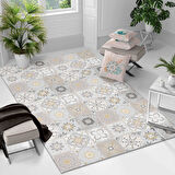 Kaymaz Taban Yıkanabilir Halı – Mutfak, Salon, Yatak Odası için Modern Dijital Baskı Halı