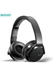 MH3 kablosuz kulaklık katlanabilir Bluetooth uyumlu SODO 5.0 Stereo kulaklık mikrofonlu