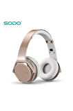 MH3 kablosuz kulaklık katlanabilir Bluetooth uyumlu SODO 5.0 Stereo kulaklık mikrofonlu