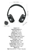 MH3 kablosuz kulaklık katlanabilir Bluetooth uyumlu SODO 5.0 Stereo kulaklık mikrofonlu