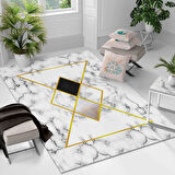 Kaymaz Taban Yıkanabilir Halı – Mutfak, Salon, Yatak Odası için Modern Dijital Baskı Halı