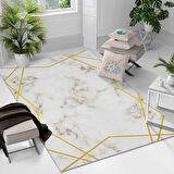 Kaymaz Taban Yıkanabilir Halı – Mutfak, Salon, Yatak Odası için Modern Dijital Baskı Halı