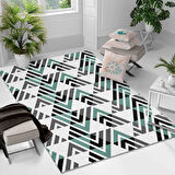 Kaymaz Taban Yıkanabilir Halı – Mutfak, Salon, Yatak Odası için Modern Dijital Baskı Halı