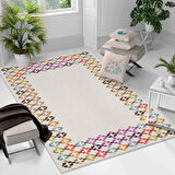 Kaymaz Taban Yıkanabilir Halı – Mutfak, Salon, Yatak Odası için Modern Dijital Baskı Halı