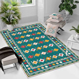 Kaymaz Taban Yıkanabilir Halı – Mutfak, Salon, Yatak Odası için Modern Dijital Baskı Halı