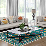 Kaymaz Taban Yıkanabilir Halı – Mutfak, Salon, Yatak Odası için Modern Dijital Baskı Halı