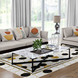 Kaymaz Taban Yıkanabilir Halı – Mutfak, Salon, Yatak Odası için Modern Dijital Baskı Halı