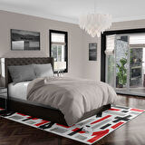 Kaymaz Taban Yıkanabilir Halı – Mutfak, Salon, Yatak Odası için Modern Dijital Baskı Halı (SLNHAL158)