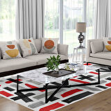 Kaymaz Taban Yıkanabilir Halı – Mutfak, Salon, Yatak Odası için Modern Dijital Baskı Halı (SLNHAL158)