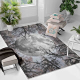 Kaymaz Taban Yıkanabilir Halı – Mutfak, Salon, Yatak Odası için Modern Dijital Baskı Halı