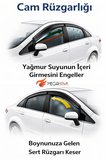 Volkswagen Jetta 2011-2018 Sedan Kasalara Uyumlu 4lü Cam Rüzgarlığı