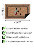 Harf Baskılı Kapı Önü Paspası Dekoratif Kapı Paspası Dış Mekan Paspas Ev Içi Paspası 