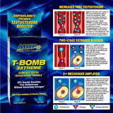 Maximum Human MHP T-Bomb Testosterone Testo Booster 3xtreme 168 Tablet