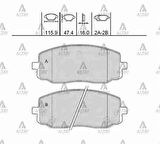 Maher 00056 Fren Balata i10 08-13 Picanto 04-11 Ön 5810107A10