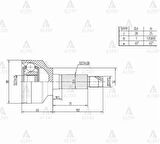 Maher 01804 Aks Kafası Diş Sorento 02-09 2.5 CRDI 28X25X56 4959130