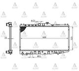 Maher 10519 Radyatör Su Corolla 88-92 Ae-92 Corona At171 M-T Brazing 1640011200