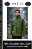 Single Sword Taktik Outdoor Softshell Yağmurluk Mont Fonksiyonel Giyim Sporcu Giysisi Motorcu Ceketi