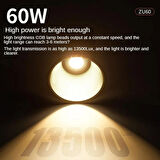 60W COB Dim Video Işığı 2700-6500K Fotoğraf Stüdyosu Film Kamera için LED Işık Canlı Film Çekimi