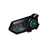CEYLAN ADAM X3 Motor Kask Kulaklık Rgb Modlu Su Geçirmez 5.3 Bluetooth Intercom