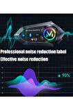 CEYLAN ADAM Y12  Motor Kask Kulaklık Rgb Modlu Radyolu Motosiklet Kulaklık 5.3 Bluetooth Intercom
