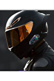 CEYLAN ADAM Y12  Motor Kask Kulaklık Rgb Modlu Radyolu Motosiklet Kulaklık 5.3 Bluetooth Intercom