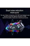 Y20 Motor Kurye Kask Kulaklık Rgb Modlu Bluetooth Motosiklet Kulaklık 5.3 Bluetooth Interkom