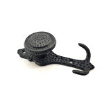 Antika Tarz Dekoratif Pirinç Portmanto Askı - 115x51 Mm, Oksit