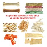 Küçük Irk Köpekler İçin PREMIUM Ödül ve Kemik Deneme Paketi