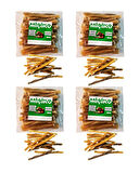 4 x 50Li Naturel Burgu Ödül Çubuğu ve Çiğneme Kemiği 8-10Cm