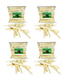 4 x 50Li Sütlü Burgu Ödül Çubuğu ve Çiğneme Kemiği 8-10Cm