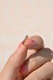 Sıkıştırmalı Kıkırdak Küpesi Mini İnce Taşlı Earcuff