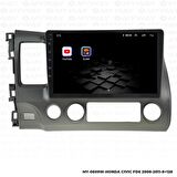 Araç Multimedya Honda Civic Fd6 Android 12 Carplay 4Gb Ram + 64Gb Hdd Navigasyon Ekran MYW