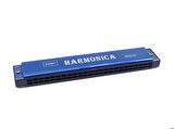 Harmonica Büyük Boy Mızıka Mavi